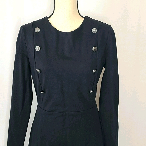 Avec Les Filles by Joyce Azria Nautical Blk Dress - Picture 5 of 16